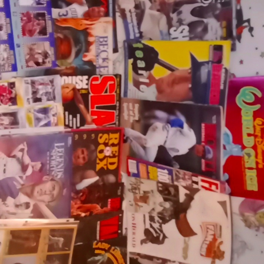 Sports Magazines, I will be throwing in ot of free items to the buyer.